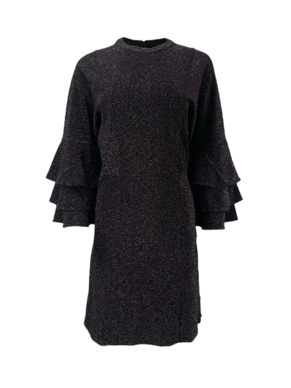 SCOTCH & SODA Women's Black 3/4 Sleeve Casual Dress #564 S NWT Minimalist unclassified dresses