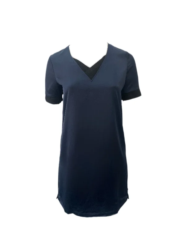 SCOTCH & SODA Women's Navy V-Neck Dress #855 L NWT Preppy unclassified dresses