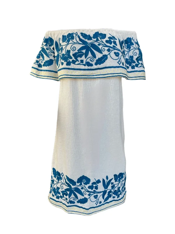 SCOTCH & SODA Women's White Embroidered Off-the-sholder Dress #826 NWT Beach unclassified dresses