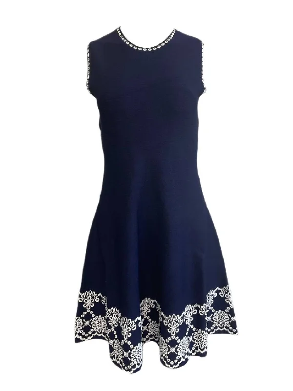 SHOSHANNA Women's Navy Caterina Sleeveless Dress Size L NWT Street style unclassified dresses