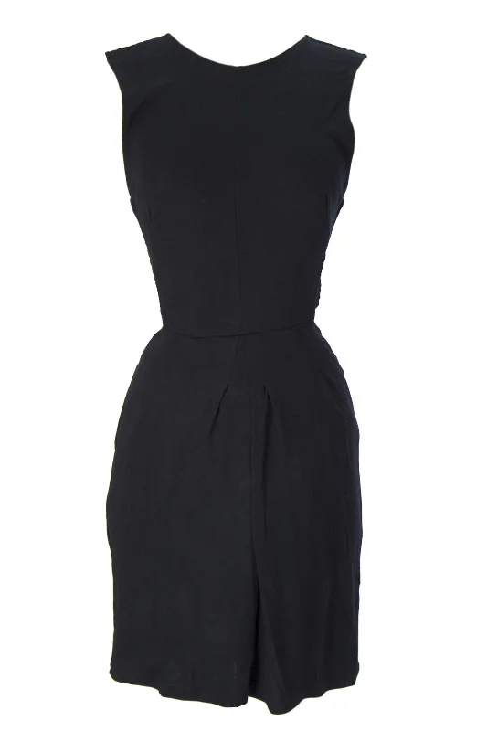 SURFACE TO AIR Women's Black Quilted Cut-out Ezia Dress $340 NEW Open-back unclassified dresses