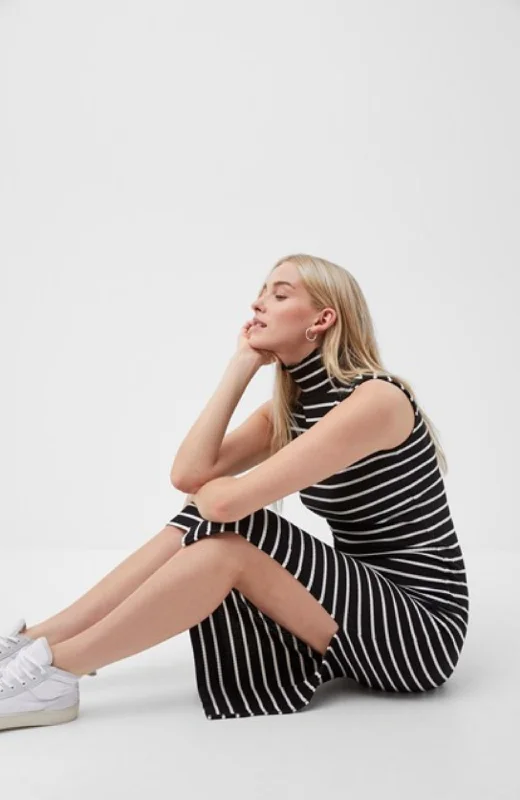 French Connection - Tommy Stripe Dress Gothic unclassified dresses