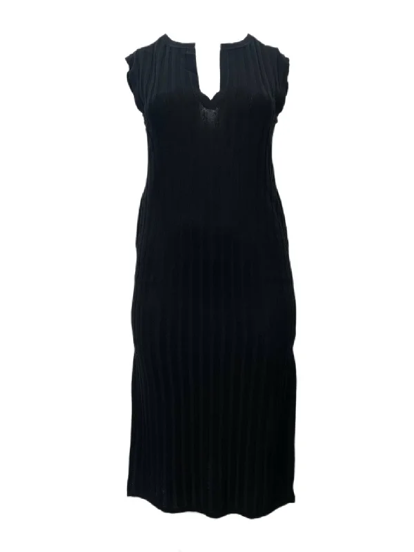 TOTEME Women's Black Rib Knit Dress #1153 XS NWT Club unclassified dresses