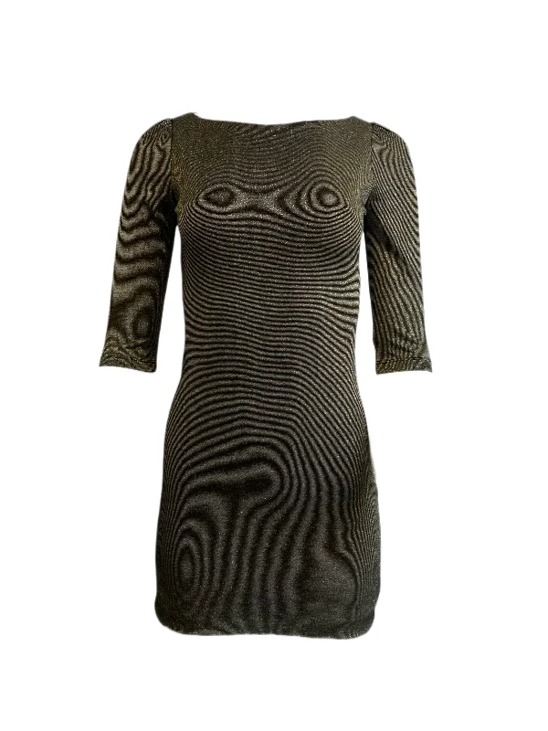 VON VONNI Women's Tropic Bronze London Elbow Sleeve Dress $170 NEW Y2K unclassified dresses