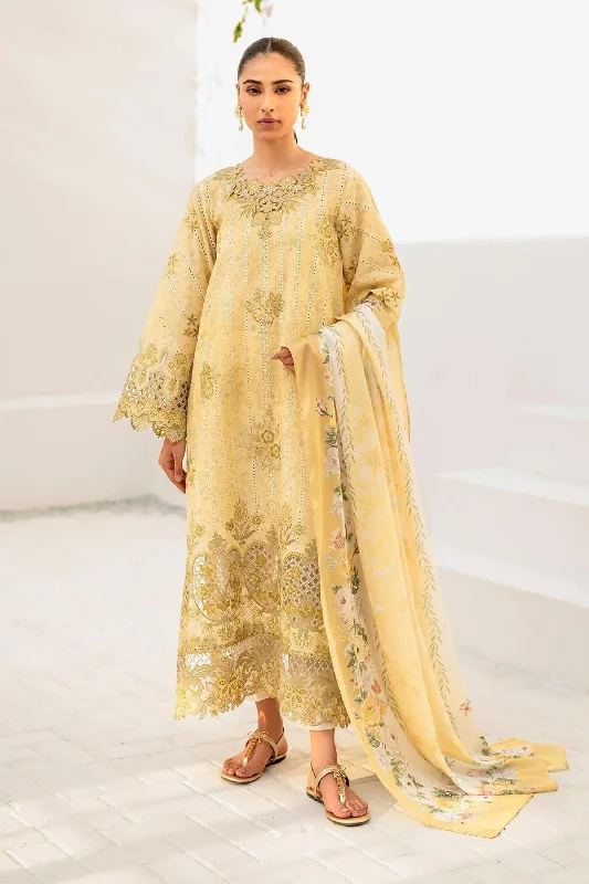 Yellow Pakistani 3pc Lawn Suit Elegant unclassified dresses