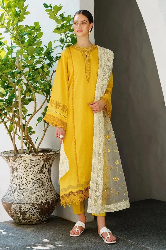 Yellow White Lawn Salwar Kameez Chiffon unclassified dresses