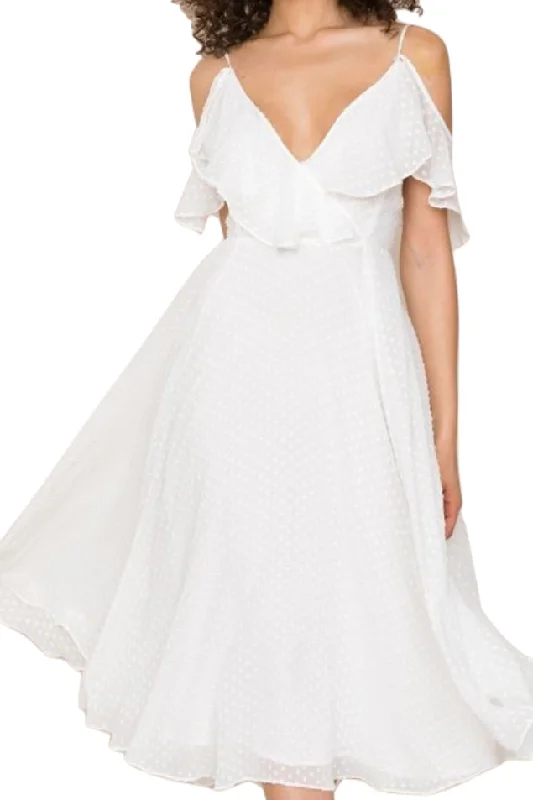 YUMI KIM Women's White Nolita Dress #DR18200/218 Large NWT Anniversary unclassified dresses