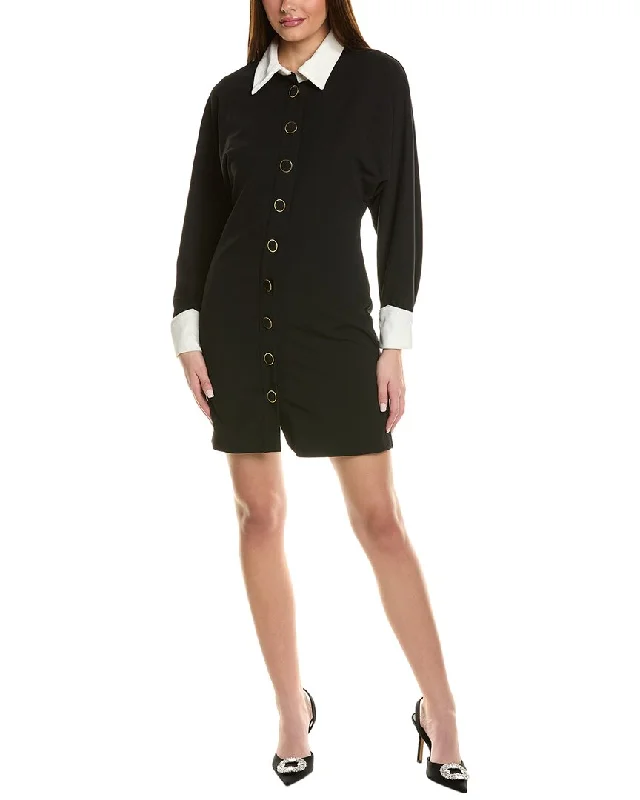 Alexia Admor Velvette Shirtdress Elegant Shirt Gown