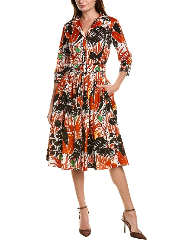 Samantha Sung Audrey Shirtdress Dress Shirt Chic