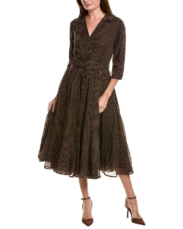 Samantha Sung Audrey Shirtdress Classic Shirt Gown