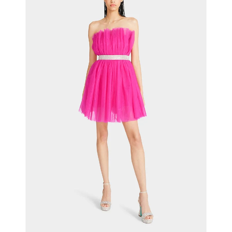 Betseys Bling Tulle Dress Hot Pink Tulle Dress Sleek