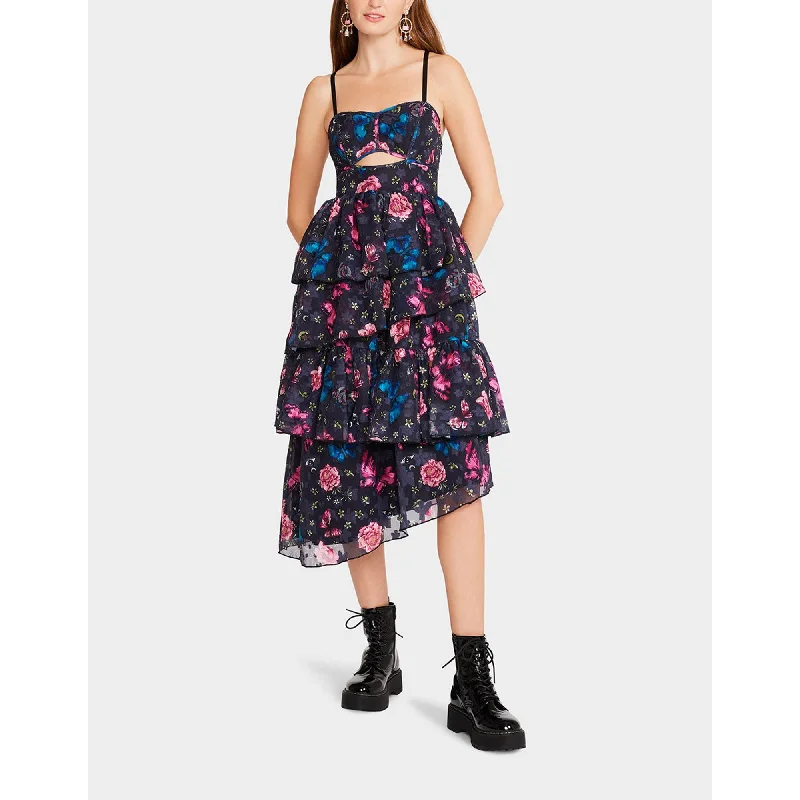 Flora Tulle Dress Black A-line Tulle Dress